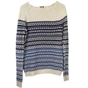 BDG Waffle Knit Long Sleeves Multi Color Blue Womens preppy Sweater Size‎ S